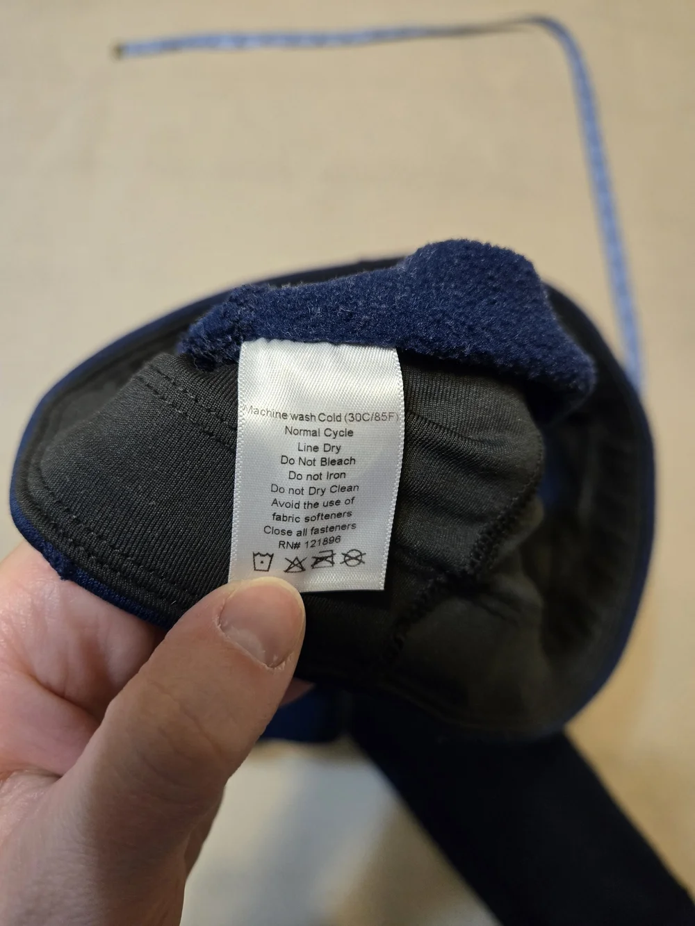 Title Nine Fleece Lined Navy Leggings